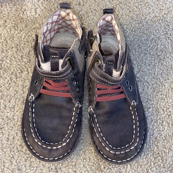 Stride Rite Boots - Velcro with side zipper - Picture 1 of 7